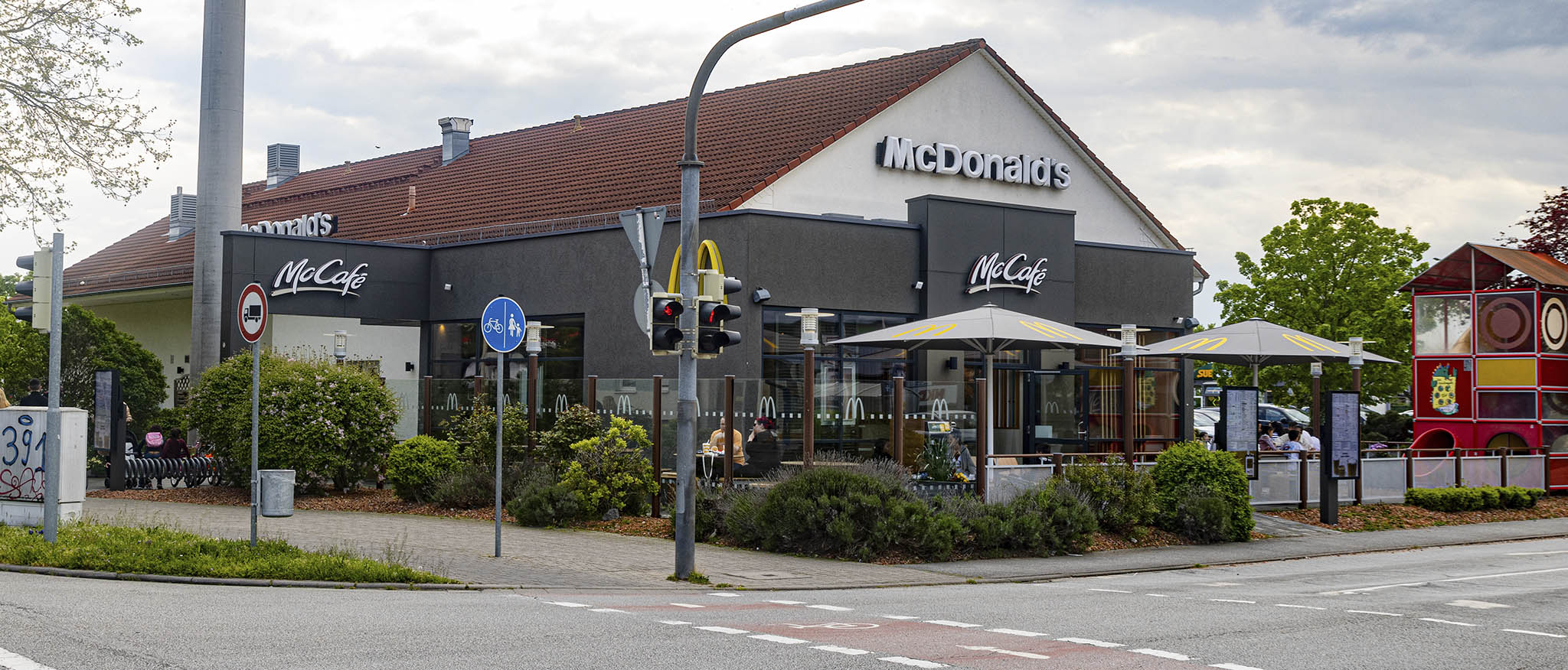 Das McDonald’s-Restaurant in Frankenthal