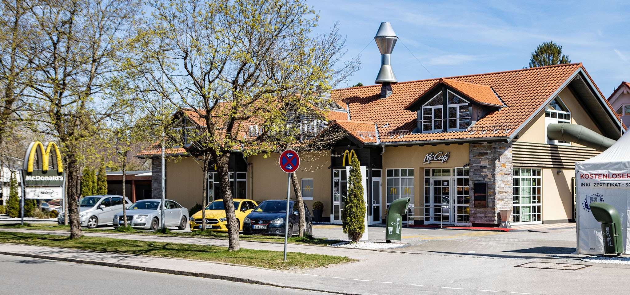 Das McDonald’s-Restaurant in Grünwald