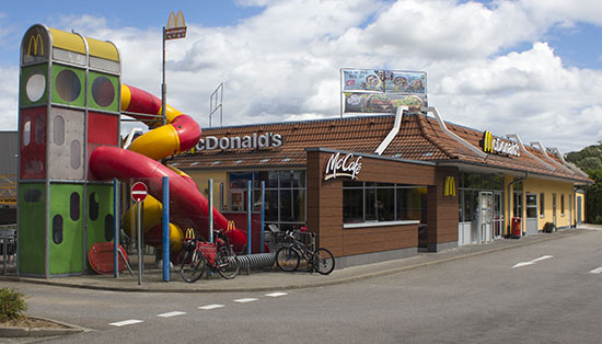 Das McDonald’s-Restaurant in Biberach