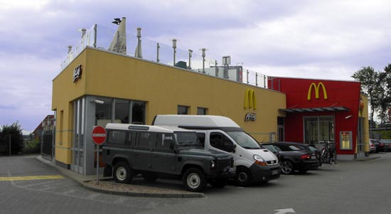 Das McDonald’s-Restaurant in Bispingen