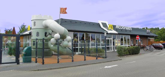 Das McDonald’s-Restaurant in Buchholz/Aller