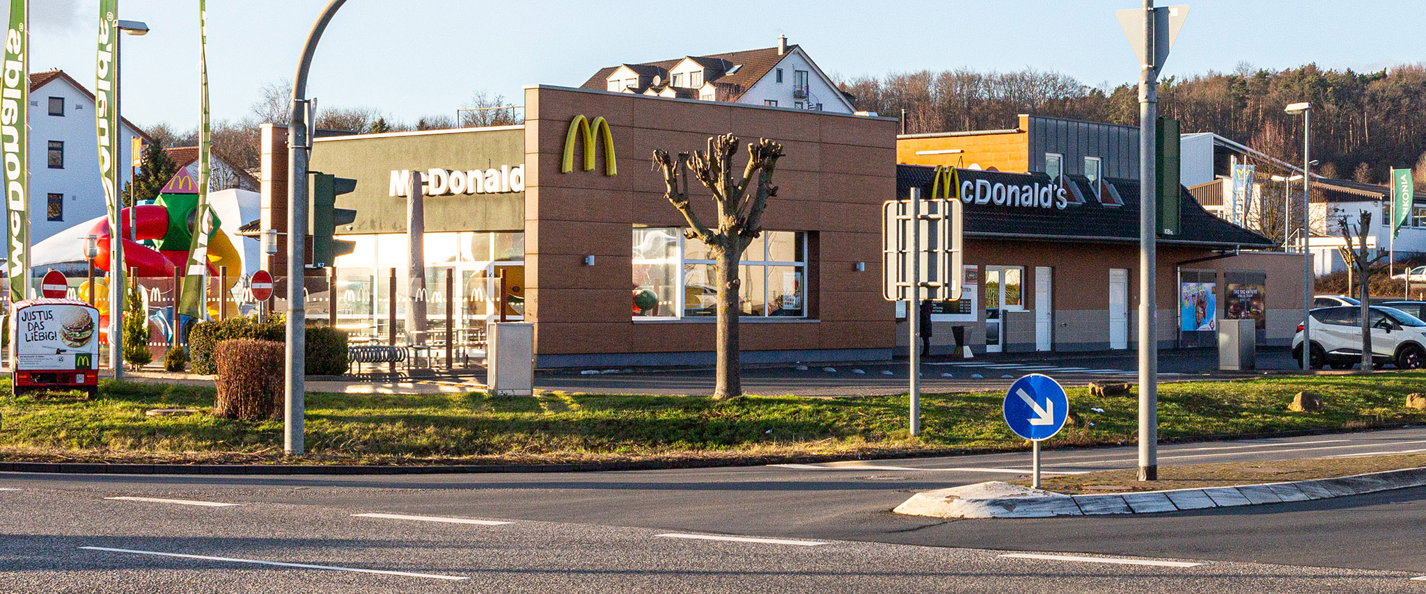 Das McDonald’s-Restaurant in Reiskirchen