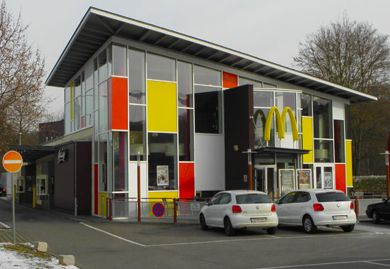 Das McDonald’s-Restaurant in Stuttgart (Aldinger Straße)