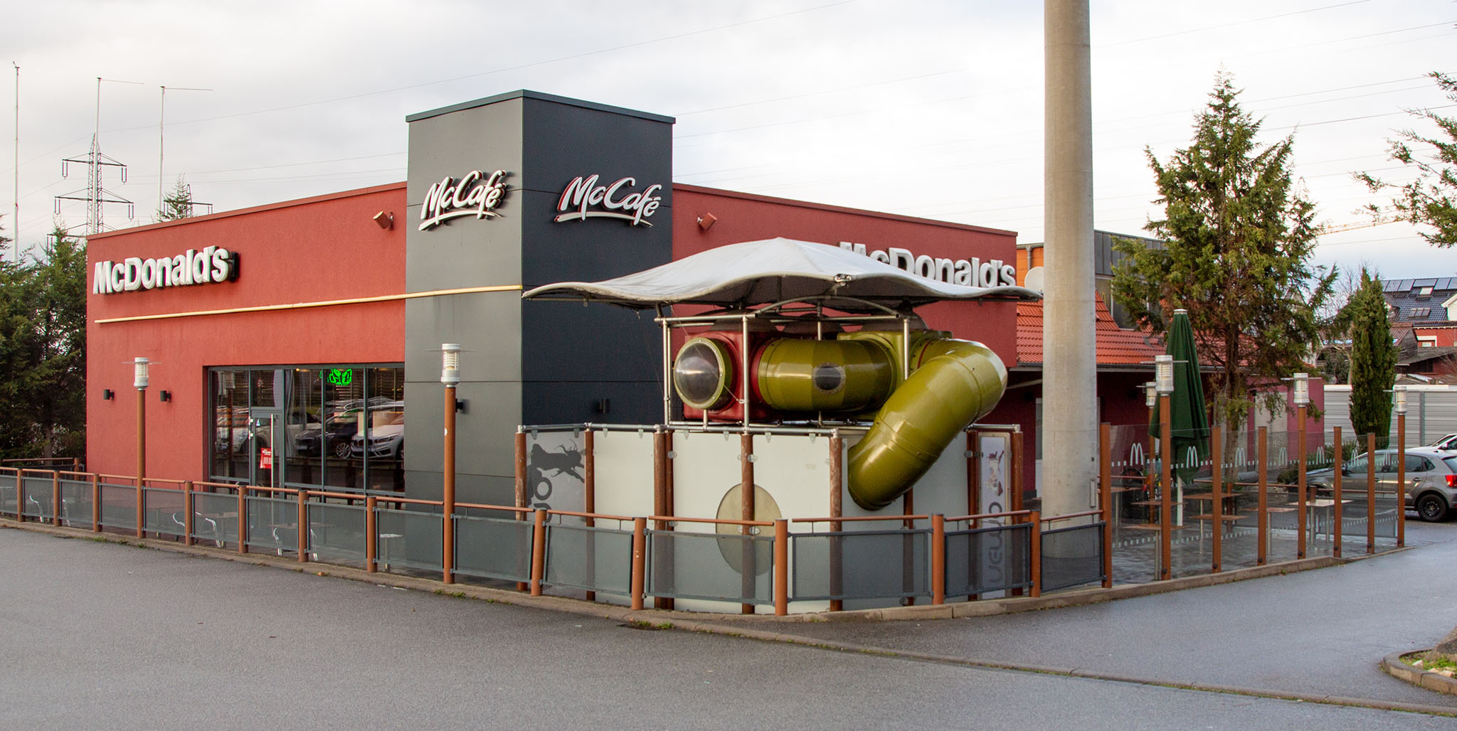 Das McDonald’s-Restaurant in Heppenheim