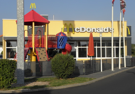 Das McDonald’s-Restaurant in Kleinostheim