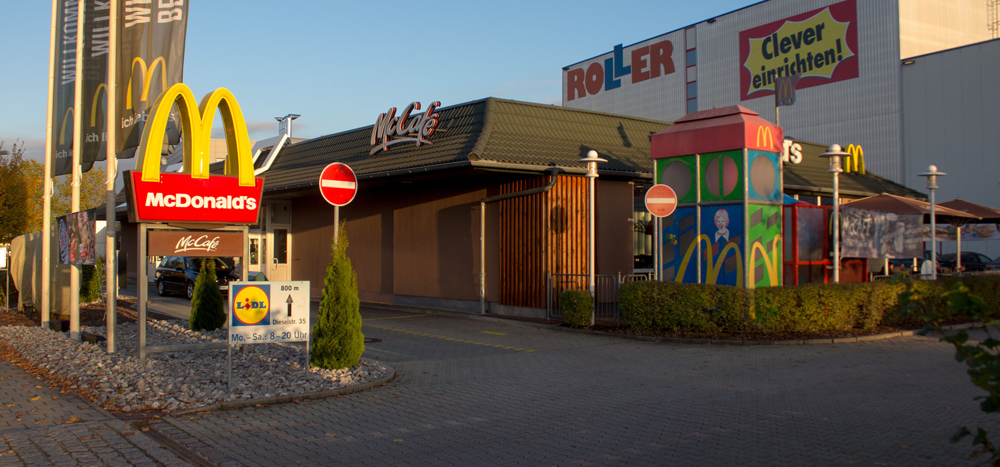 Das McDonald’s-Restaurant in Eching