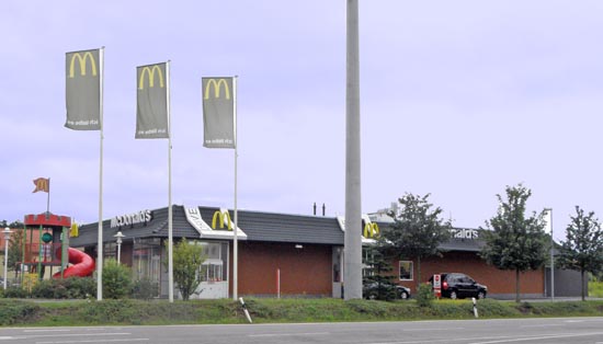 Das McDonald’s-Restaurant in Feucht