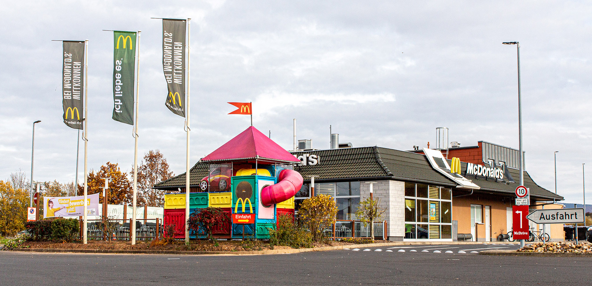 Das McDonald’s-Restaurant in Hessisch Lichtenau