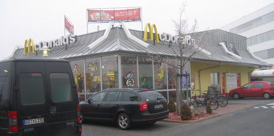 Das McDonald’s-Restaurant in Darmstadt (Gräfenhäuser Straße)