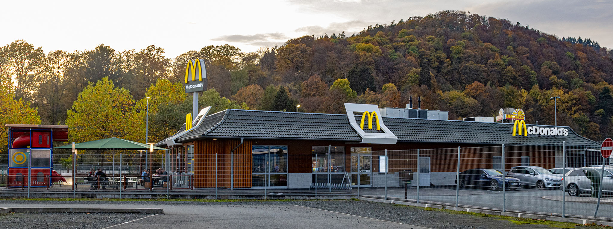 Das McDonald’s-Restaurant in Biedenkopf