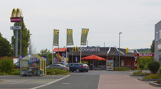 Das McDonald’s-Restaurant in Nieder-Olm