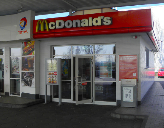 Das McDonald’s-Restaurant in Mörfelden-Walldorf