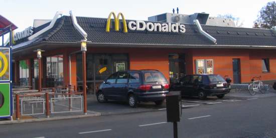 Das McDonald’s-Restaurant in Tübingen (Reutlinger Straße)