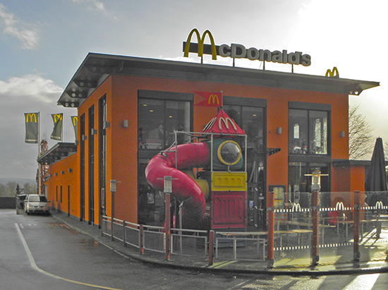 Das McDonald’s-Restaurant in Schwerte