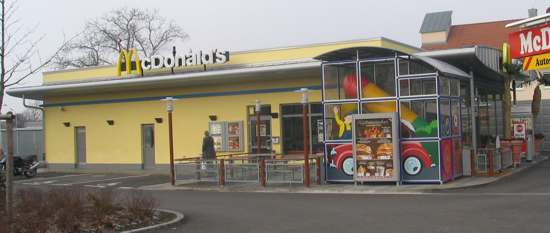 Das McDonald’s-Restaurant in Karlsruhe (Bocksdornweg)