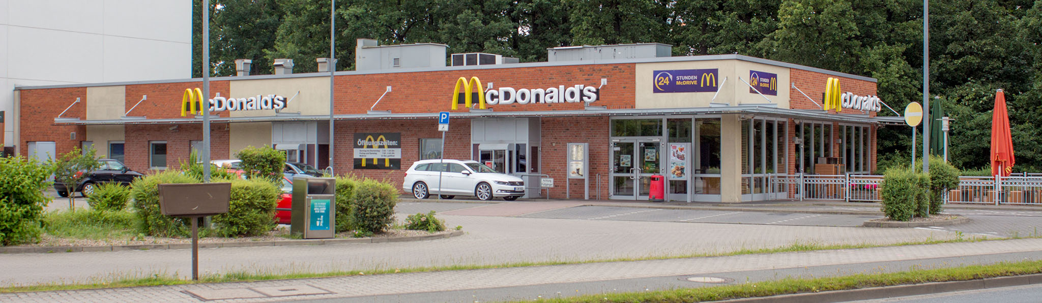 Das McDonald’s-Restaurant in Wolfsburg (Lerchenweg)