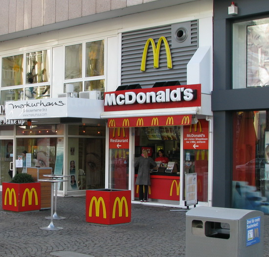 Das McDonald’s-Restaurant in Frankfurt am Main (Große Bockenheimer Straße)