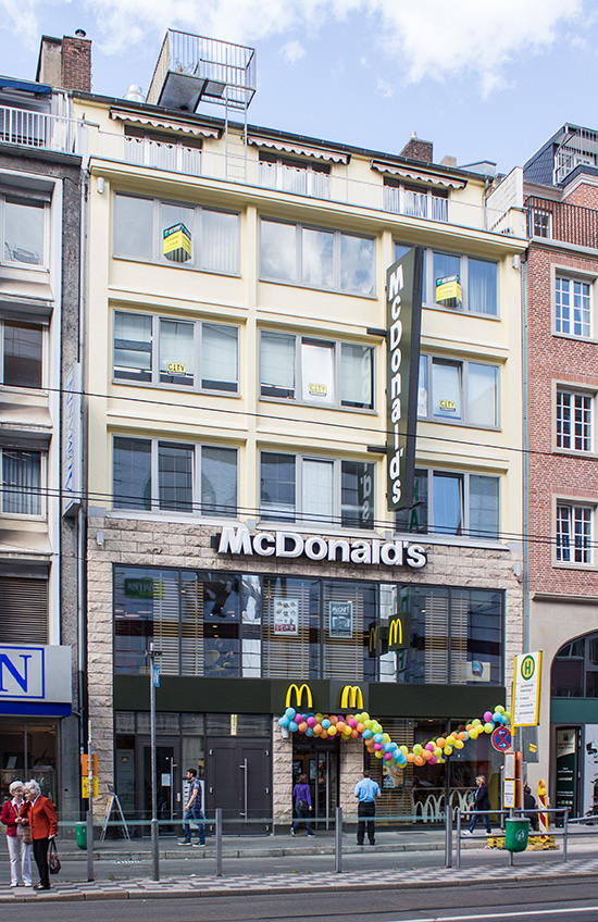 Das McDonald’s-Restaurant in Düsseldorf (Am Wehrhahn)