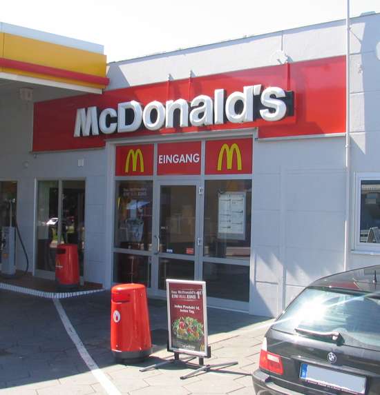 Das McDonald’s-Restaurant in Hösbach