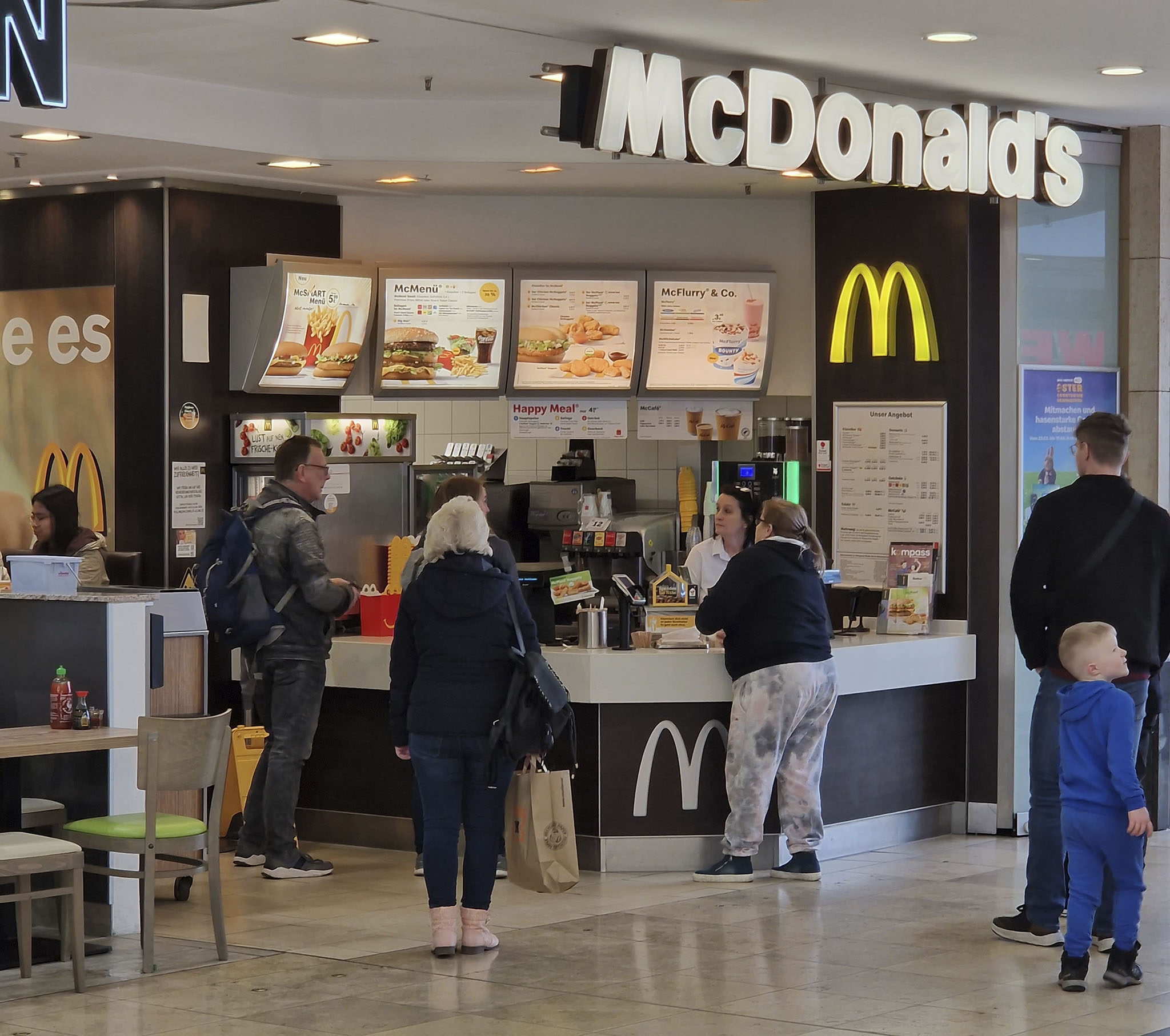 Das McDonald’s-Restaurant in Zwickau (Arcaden)
