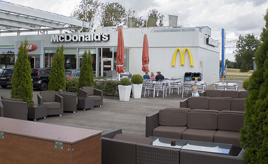 Das McDonald’s-Restaurant in Vöhringen