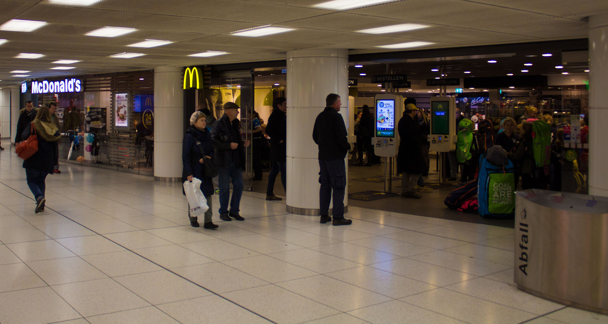 Das McDonald’s-Restaurant in München (Hauptbahnhof)