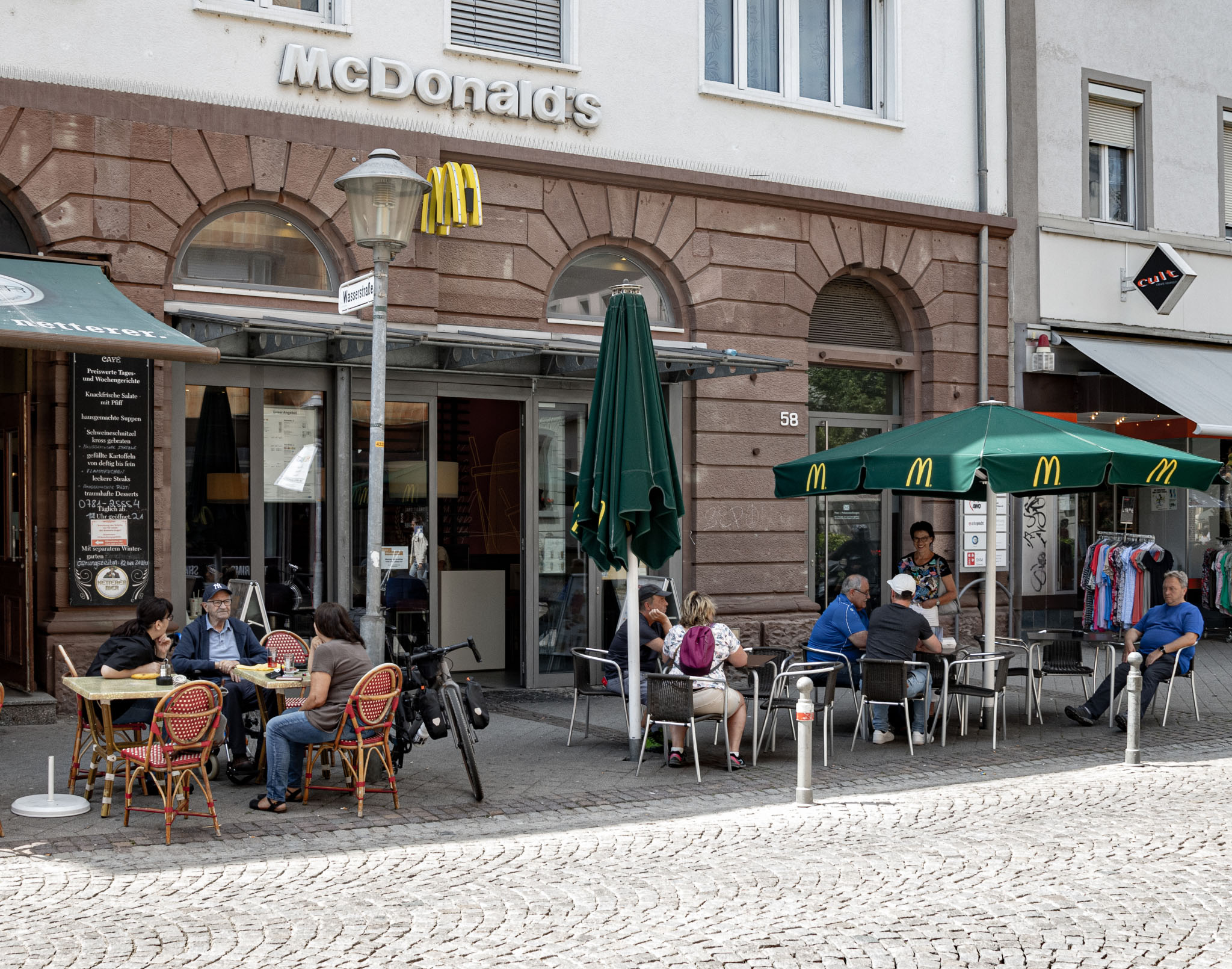 Das McDonald’s-Restaurant in Offenburg (Hauptstraße)
