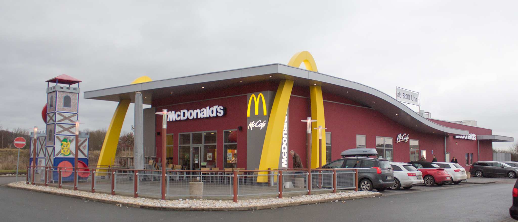 Das McDonald’s-Restaurant in Himmelkron (Kulmbacher Straße)