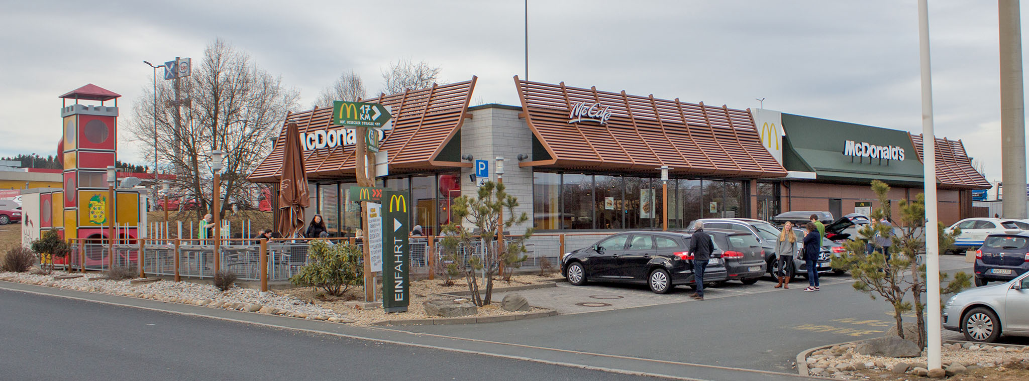 Das McDonald’s-Restaurant in Münchberg