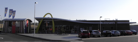 Das McDonald’s-Restaurant in Lohfelden (Am Lohfeldener Rüssel)