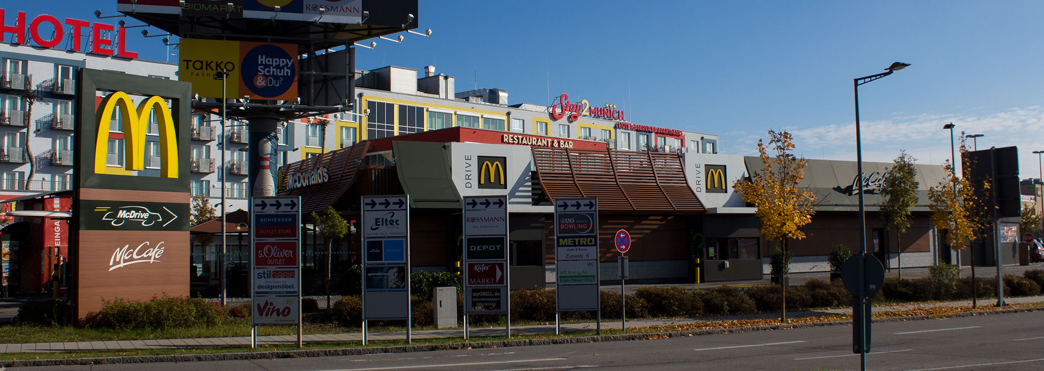 Das McDonald’s-Restaurant in Brunnthal