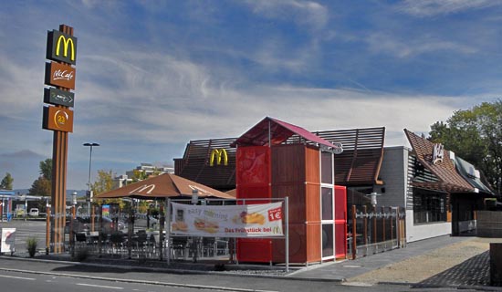 Das McDonald’s-Restaurant in Weiden (Dr.-Seeling-Straße)