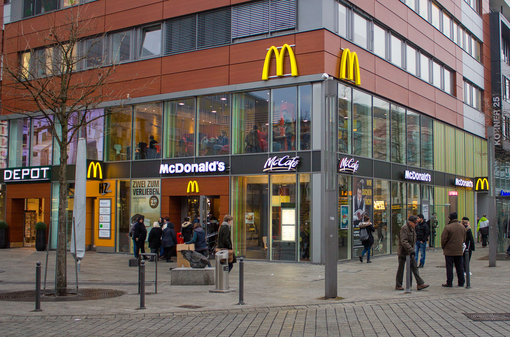 Das McDonald’s-Restaurant in Hagen (Hohenzollernstraße)
