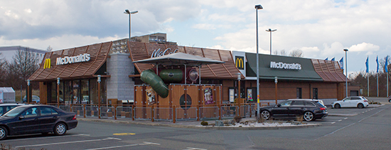 Das McDonald’s-Restaurant in Plauen (Äußere Reichenbacher Straße)