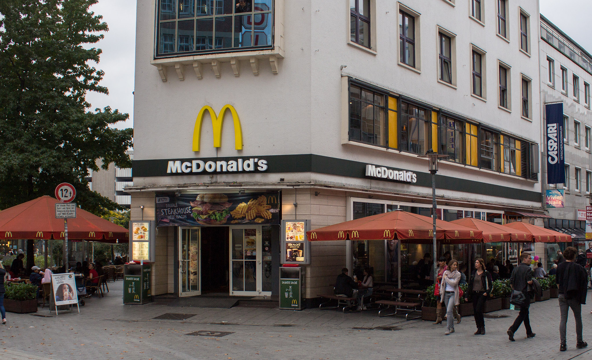 Das McDonald’s-Restaurant in Hannover (Andreaestraße)