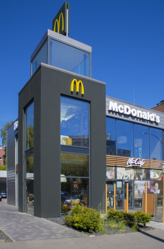Das McDonald’s-Restaurant in Hamburg (Billstedter Hauptstraße)
