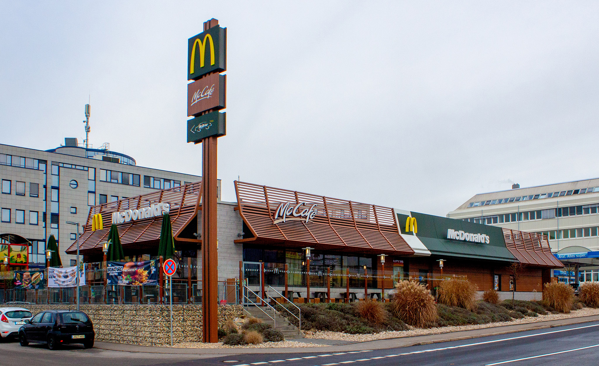 Das McDonald’s-Restaurant in Böblingen (Karl-Benz-Straße)