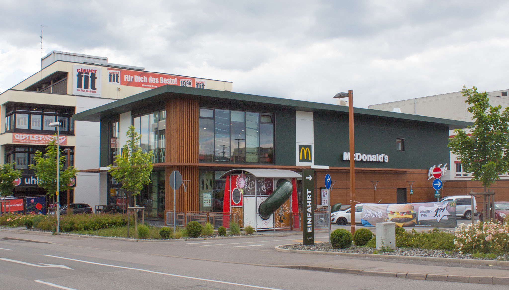 Das McDonald’s-Restaurant in Stuttgart (Handwerkstraße)