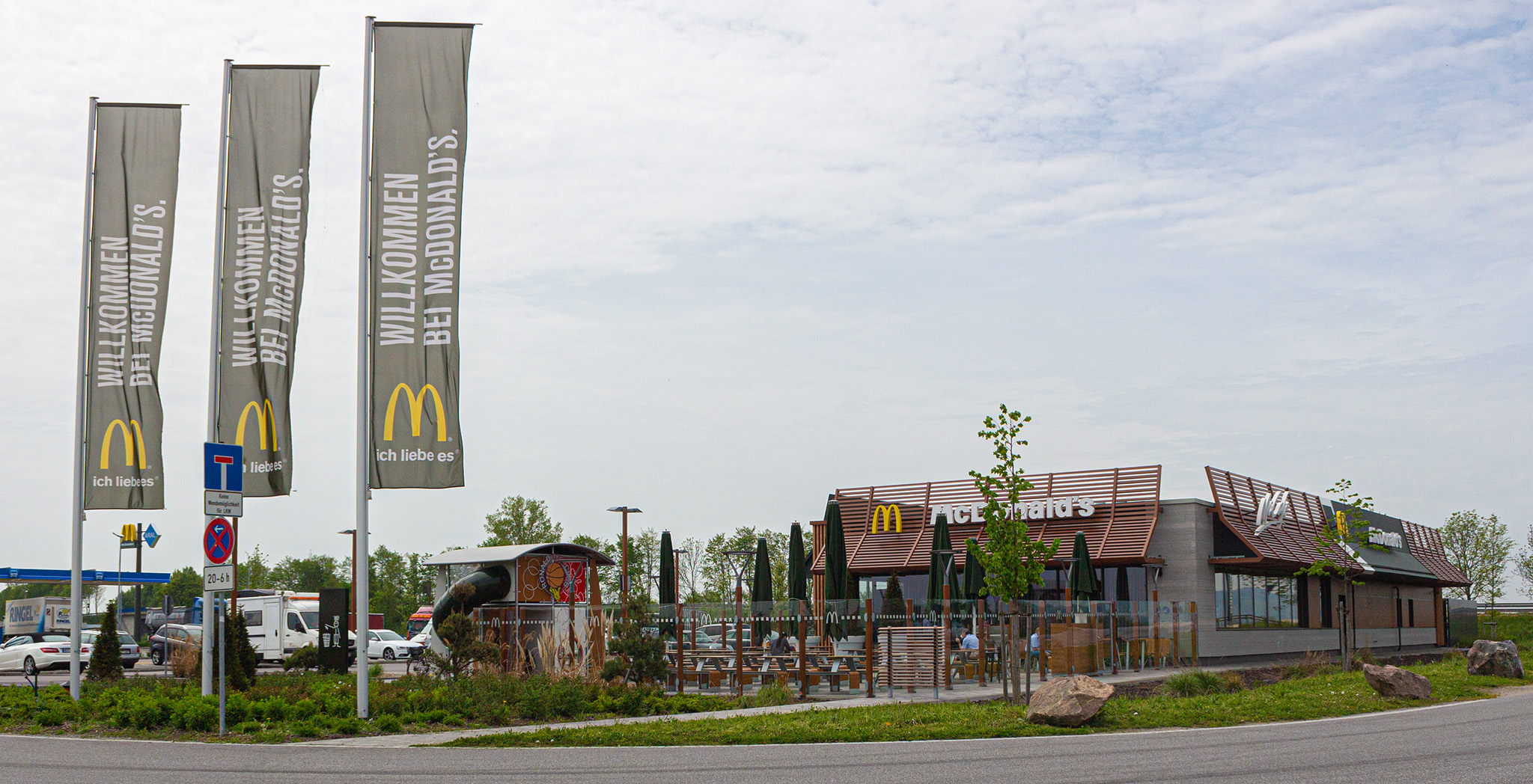 Das McDonald’s-Restaurant in Wörth an der Donau