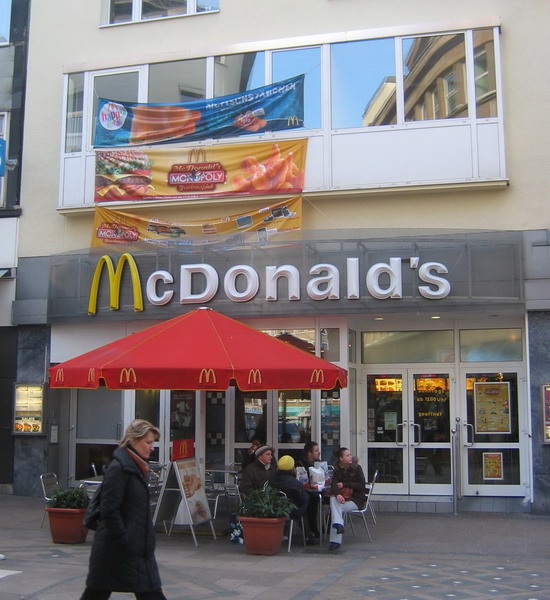 Das McDonald’s-Restaurant in Dortmund (Ostenhellweg)