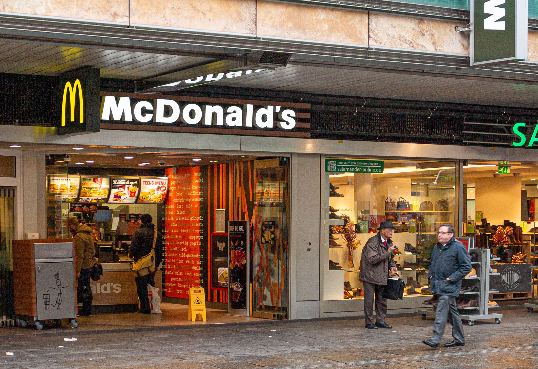 Das McDonald’s-Restaurant in Stuttgart (Königstraße II)