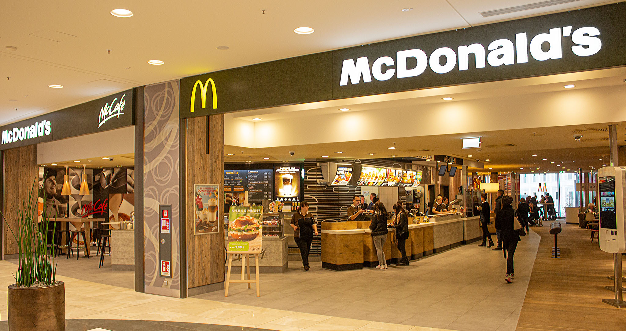 Das McDonald’s-Restaurant in Stuttgart (Mailänder Platz)