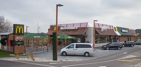 Das McDonald’s-Restaurant in Reichertshofen