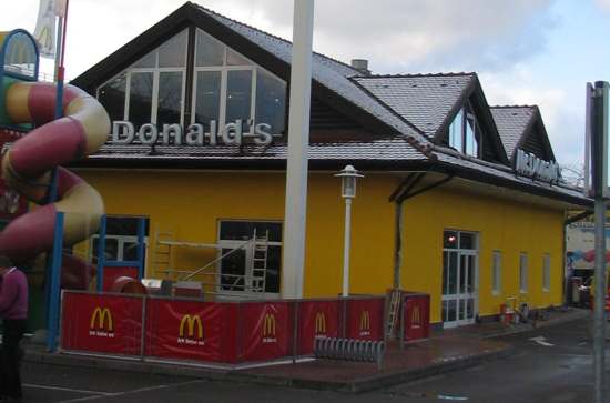 Das McDonald’s-Restaurant in Ludwigsburg (Porschestraße)