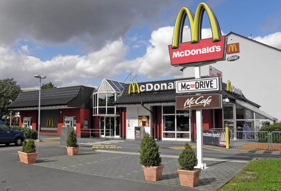 Das McDonald’s-Restaurant in Frankfurt am Main (Friedberger Landstraße)
