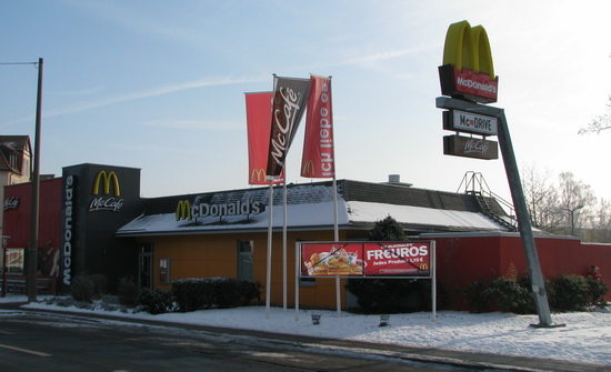 Das McDonald’s-Restaurant in Nürnberg (Laufamholzstraße)