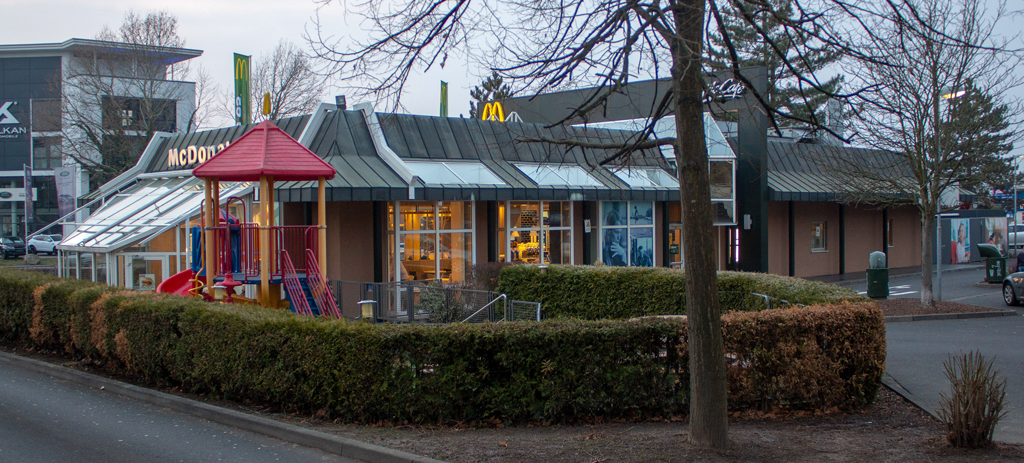 Das McDonald’s-Restaurant in Aschaffenburg (Berliner Allee)