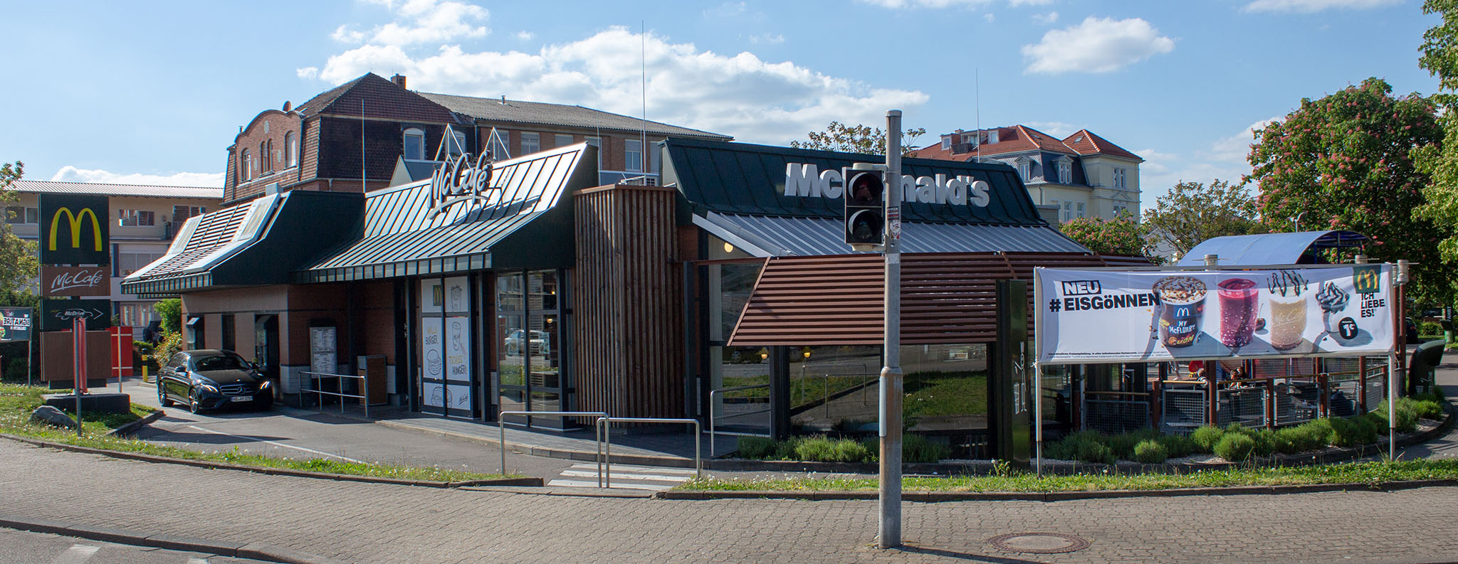 Das McDonald’s-Restaurant in Heidelberg (Hebelstraße)