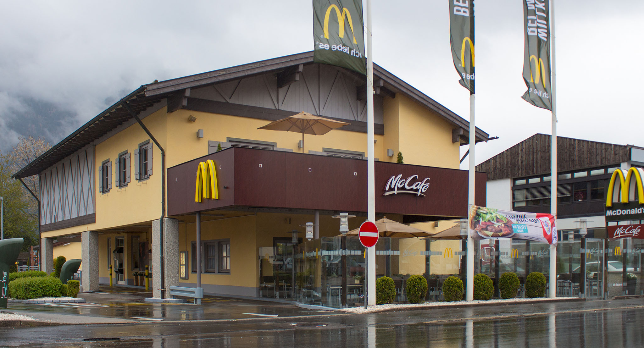 Das McDonald’s-Restaurant in Garmisch-Partenkirchen (Hauptstraße)