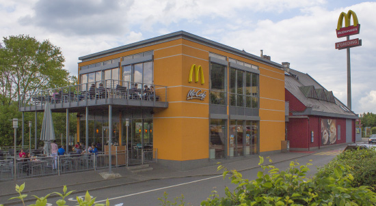 Das McDonald’s-Restaurant in Greding